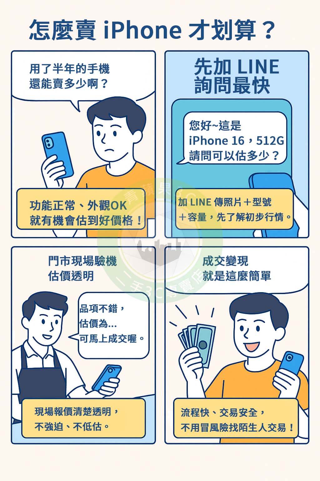 台南哪裡可以賣 iPhone?收購實測報告+門市資訊 - 第1張圖 想在台南賣掉二手 iPhone?本篇告訴你收購行情、估價流程與青蘋果3C 台南門市資訊,教你安全換現金!